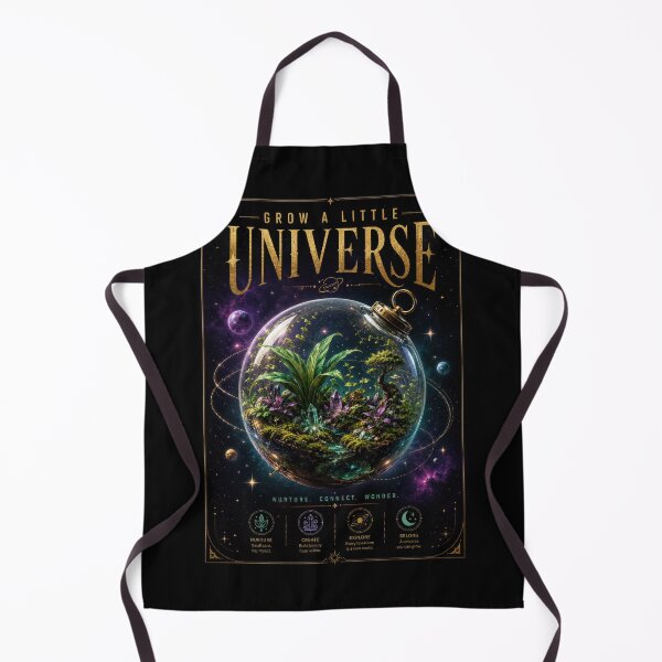 Item preview, Grow a Little Universe – Cosmic Terrarium Poster designed and sold by Sketchlegacy.