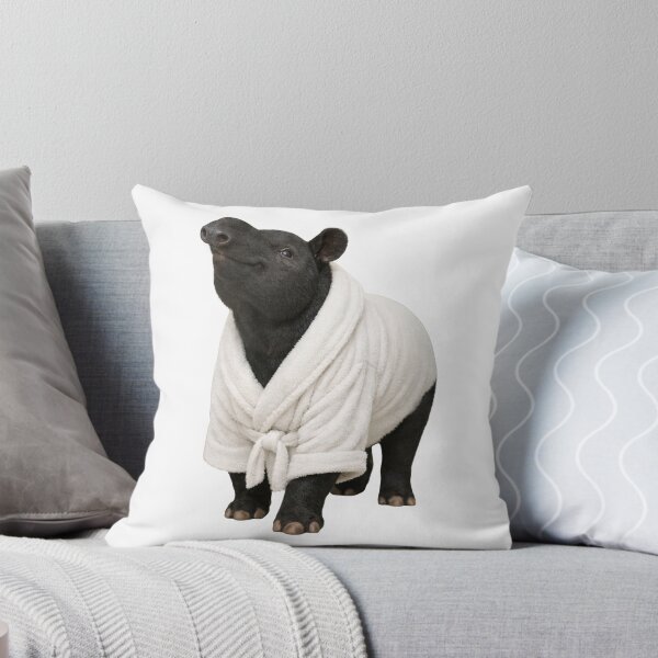 Item preview, Relaxing Bathrobe Malayan Tapir designed and sold by Sillytoe.