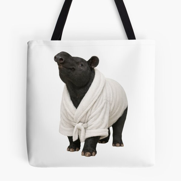 Item preview, Relaxing Bathrobe Malayan Tapir designed and sold by Sillytoe.
