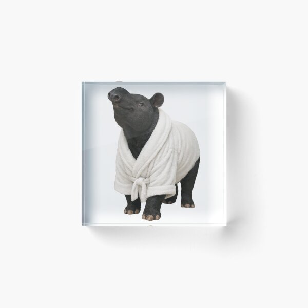 Artikelvorschau, Entspannender Bademantel Malaiischer Tapir entworfen und verkauft von Sillytoe.