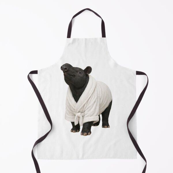 Item preview, Relaxing Bathrobe Malayan Tapir designed and sold by Sillytoe.