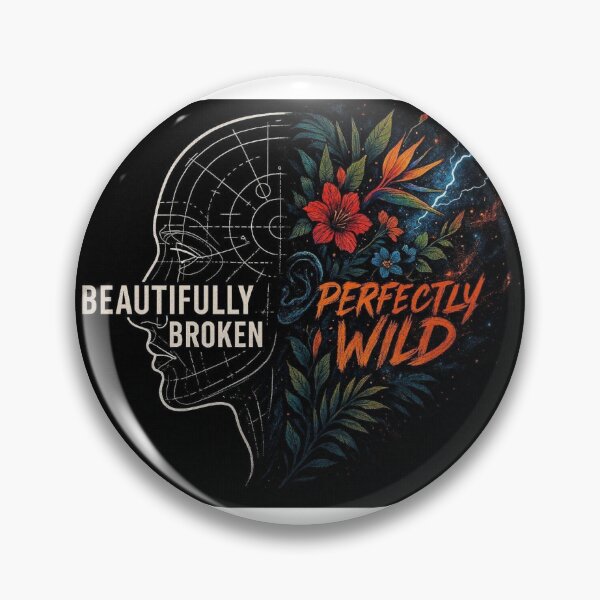 Item preview, Beautifully Broken Perfectly Wild - Duality Aesthetic designed and sold by AcosDesign.