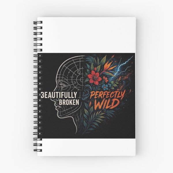 Item preview, Beautifully Broken Perfectly Wild - Duality Aesthetic designed and sold by AcosDesign.
