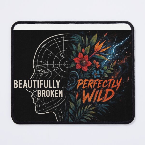 Item preview, Beautifully Broken Perfectly Wild - Duality Aesthetic designed and sold by AcosDesign.