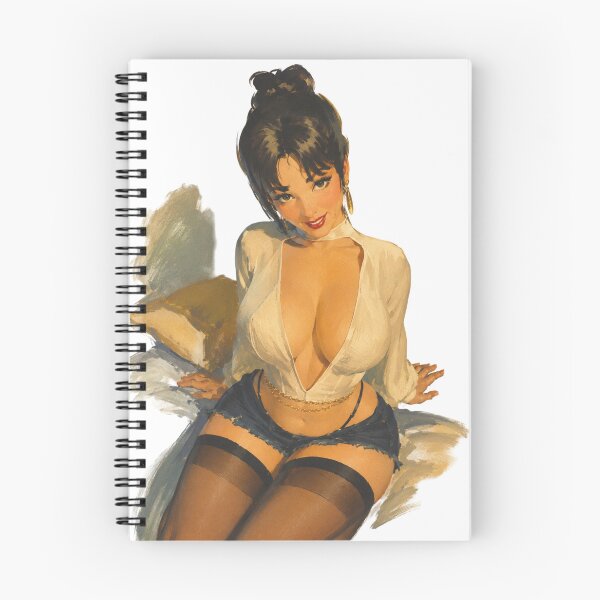 Item preview, Vintage Pin-Up Beauty | Original Retro Glamour Girl Illustration designed and sold by Cosplayvintage.