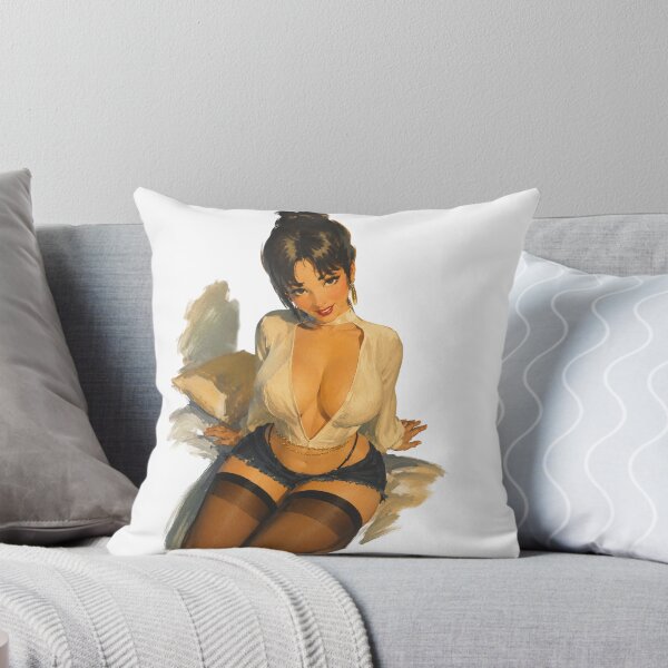 Item preview, Vintage Pin-Up Beauty | Original Retro Glamour Girl Illustration designed and sold by Cosplayvintage.
