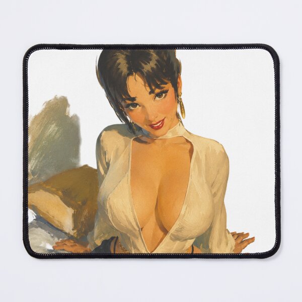 Item preview, Vintage Pin-Up Beauty | Original Retro Glamour Girl Illustration designed and sold by Cosplayvintage.