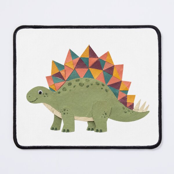 Item preview, Colorful Geometric Stegosaurus Triangle Tessellation Dino designed and sold by eignvalue.