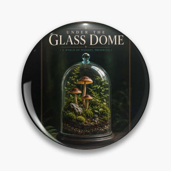 Item preview, Under the Glass Dome – Woodland Terrarium Poster  designed and sold by Sketchlegacy.