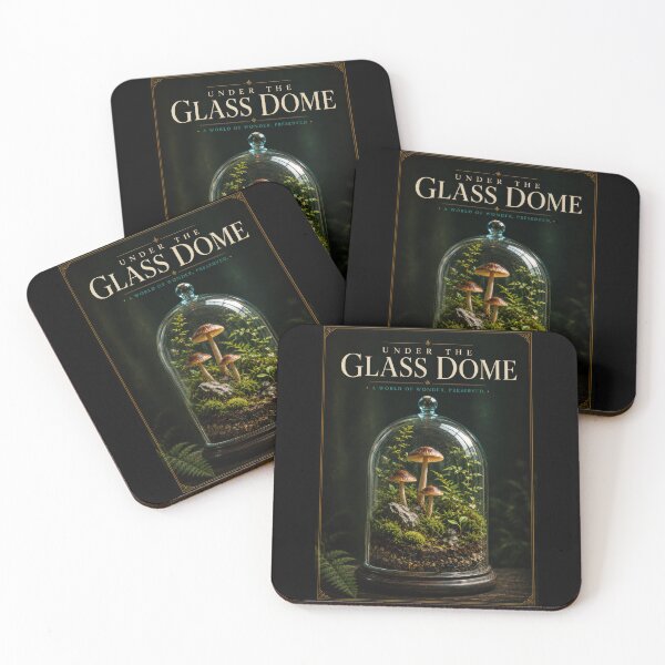 Item preview, Under the Glass Dome – Woodland Terrarium Poster  designed and sold by Sketchlegacy.