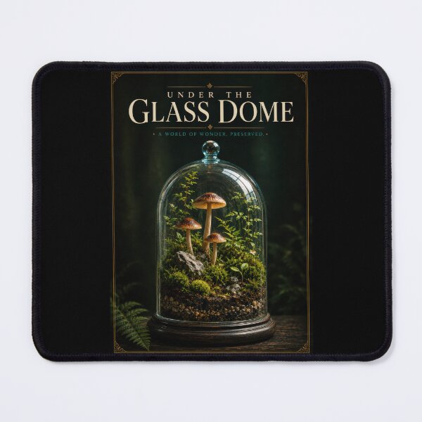 Item preview, Under the Glass Dome – Woodland Terrarium Poster  designed and sold by Sketchlegacy.