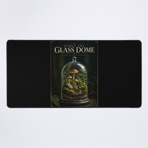 Item preview, Under the Glass Dome – Woodland Terrarium Poster  designed and sold by Sketchlegacy.