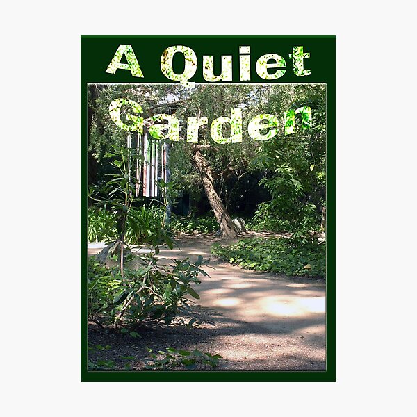 Item preview, "A QUIET GARDEN" LANDSCAPE no.1 designed and sold by VAVibrationArt.