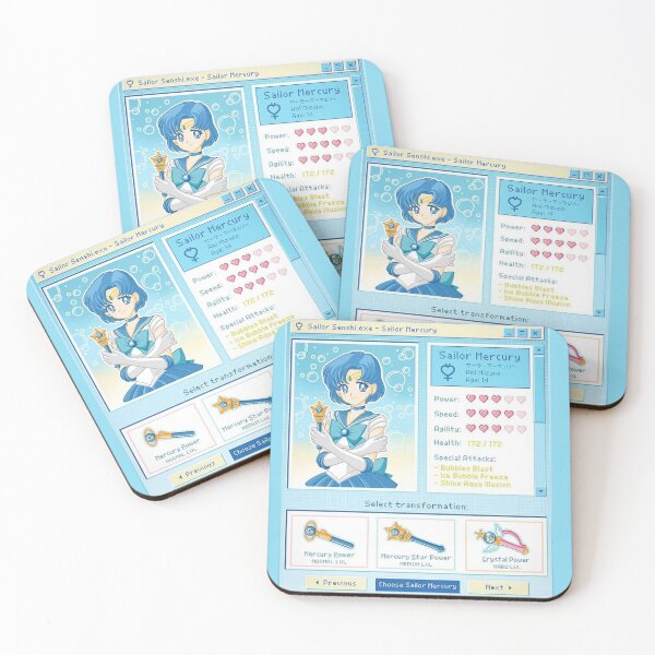 Item preview, Sailor Mercury – Powers | Kawaii Anime Character Art designed and sold by bella-rosa87.