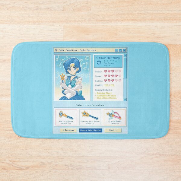Item preview, Sailor Mercury – Powers | Kawaii Anime Character Art designed and sold by bella-rosa87.