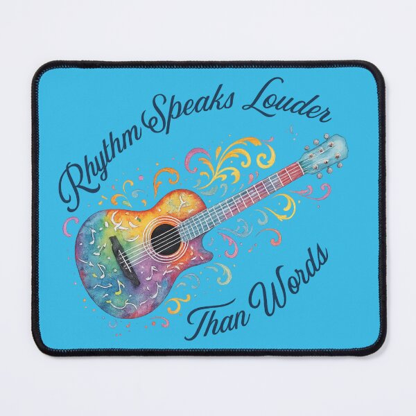 Item preview, Rhythm Speaks Louder Whimsey Guitar designed and sold by Bloom and Compass Co..