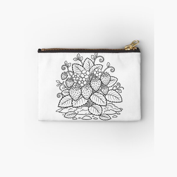 Item preview, Wild Strawberry Garden Illustration designed and sold by ArtPer-design.