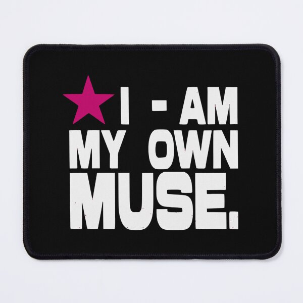 Item preview, I Am My Own Muse | Feminist Typography Quote designed and sold by destelloacido.