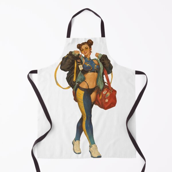 Item preview, Chun-Li Pin-Up | Retro Street Fighter Cosplay Vintage Illustration designed and sold by Cosplayvintage.