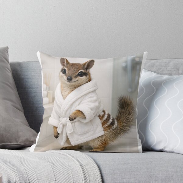 Item preview, Cozy Bathrobe Numbat designed and sold by Sillytoe.
