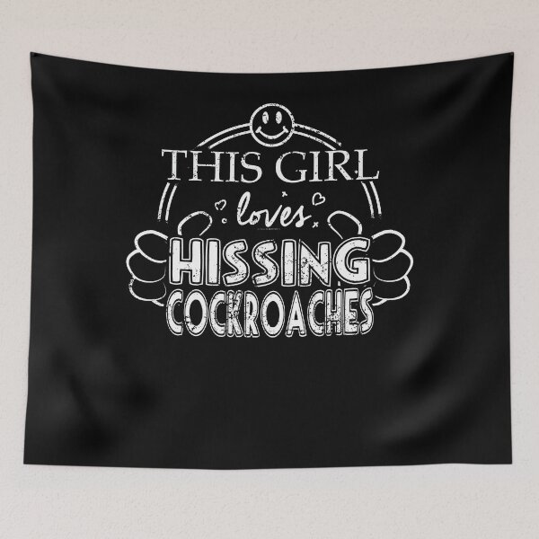 Item preview, Girl Loves Hissing Cockroaches Pet Cockroach Shirt designed and sold by shoppzee.