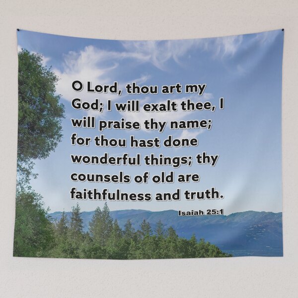 Item preview, Isaiah 25:1 Thou Art My God - Napa Valley Landscape Photograph designed and sold by InsprtnlArtbyDP.