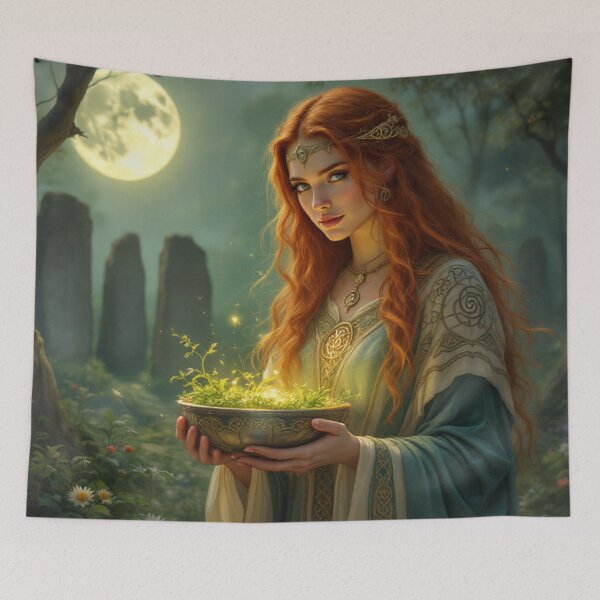 Item preview, Dian Céacht, Celtic goddess of healing designed and sold by jefboutique6150.