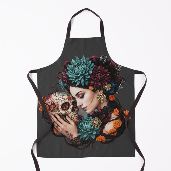 Item preview, Día de los Muertos Autumn Calavera Embrace designed and sold by MythicCotton.