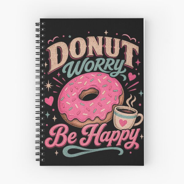 Item preview, Donut Worry Be Happy designed and sold by Birdie and Flynn.