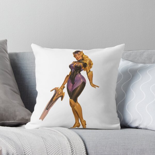 Item preview, Cyber Valkyrie Pin-Up | Original Sci-Fi Warrior Retro Illustration designed and sold by Cosplayvintage.