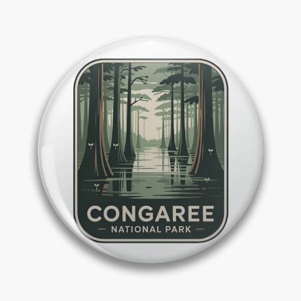 Item preview, Congaree National Park Vintage Travel Badge designed and sold by Teelogic.