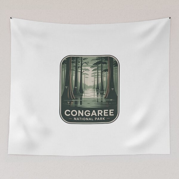 Item preview, Congaree National Park Vintage Travel Badge designed and sold by Teelogic.