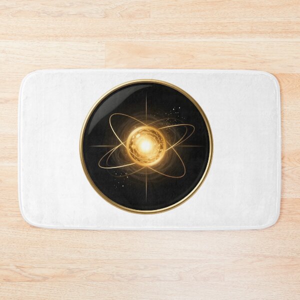 Item preview, Dark Matter | Luxury Cosmic Science Symbol | Golden Space Energy Icon designed and sold by simaso.