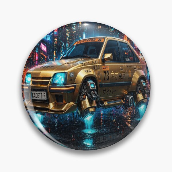 Item preview, Sci-Fi Cybernetic gold futuristic car designed and sold by JMAVILA ART.