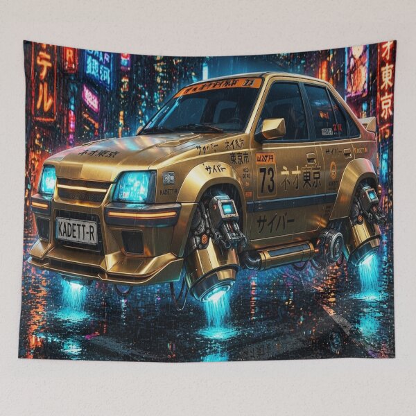 Item preview, Sci-Fi Cybernetic gold futuristic car designed and sold by JMAVILA ART.