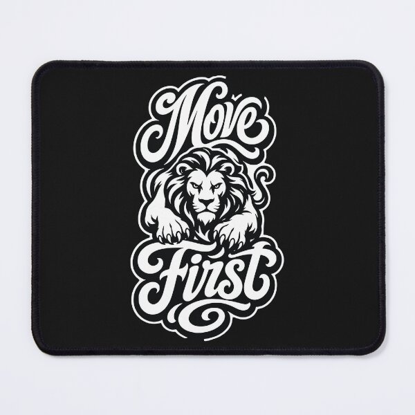 Item preview, Determined Big Cat Graphic with Script Lettering designed and sold by Tsugraf Designs.