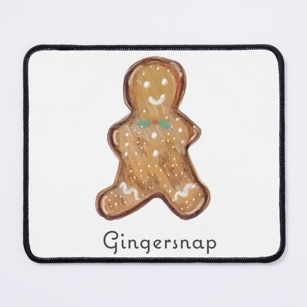 Item preview, Gingerbread Man Painting with Elegant Text designed and sold by ElizabethCoelho.