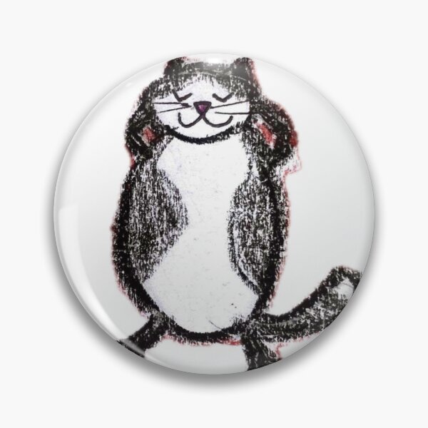 Item preview, Tuxedo Cat lying down  designed and sold by MagicYana.