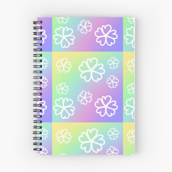 Item preview, Rainbow clover Flower Seamless/ Soft Dreamy Art  designed and sold by RuwaDesignArt.
