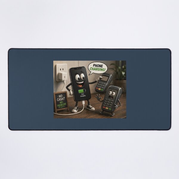 Item preview, Phone Charging Funny Contactless Payment Technology Design designed and sold by Hornace88studio.