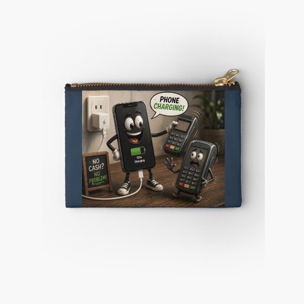 Item preview, Phone Charging Funny Contactless Payment Technology Design designed and sold by Hornace88studio.