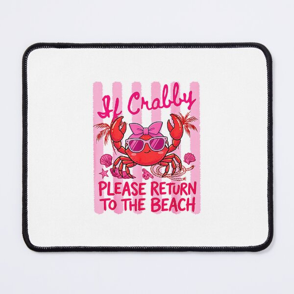 Item preview, If Crabby Please Return to the Beach Funny Crab Wine Vacation  designed and sold by Rahamkshop.