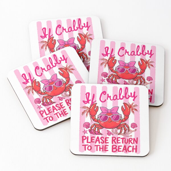 Item preview, If Crabby Please Return to the Beach Funny Crab Wine Vacation  designed and sold by Rahamkshop.