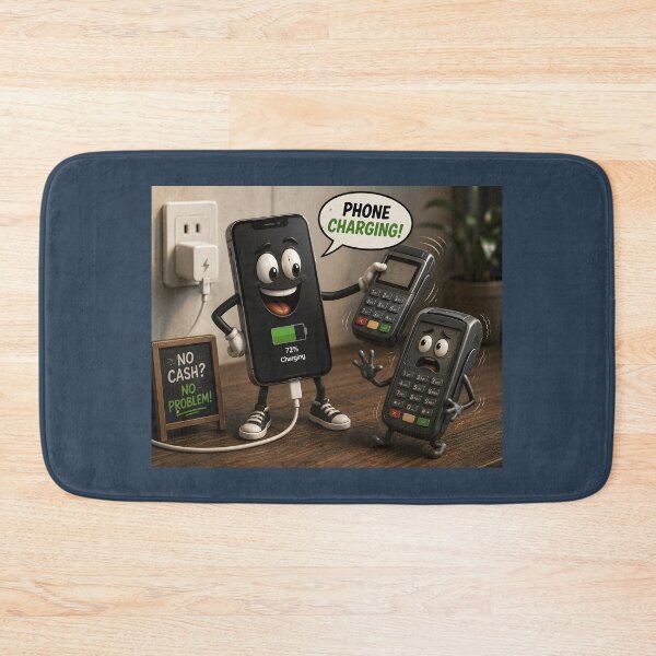 Item preview, Phone Charging Funny Contactless Payment Technology Design designed and sold by Hornace88studio.