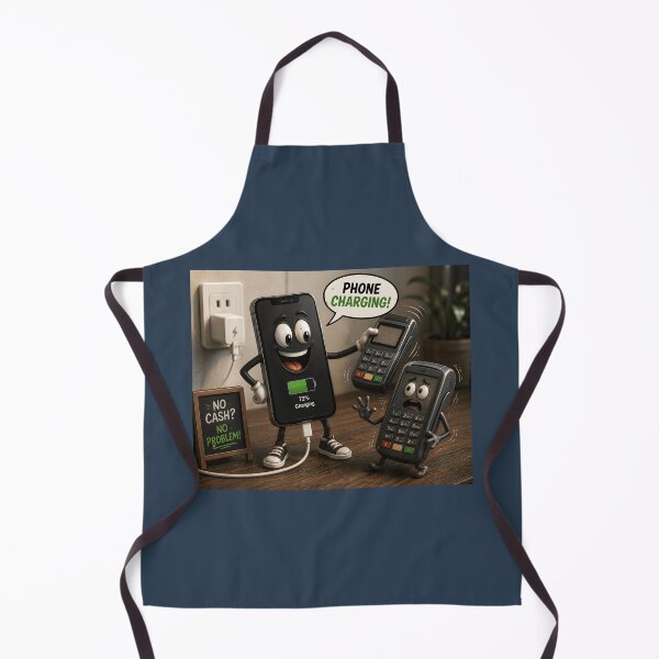 Item preview, Phone Charging Funny Contactless Payment Technology Design designed and sold by Hornace88studio.