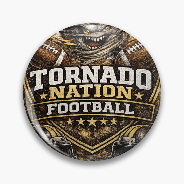 Item preview, Tornado Nation football-black and gold Pride designed and sold by LamesaFanShop.