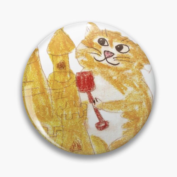 Item preview, Cute Ginger Cat Building a Sandcastle designed and sold by MagicYana.