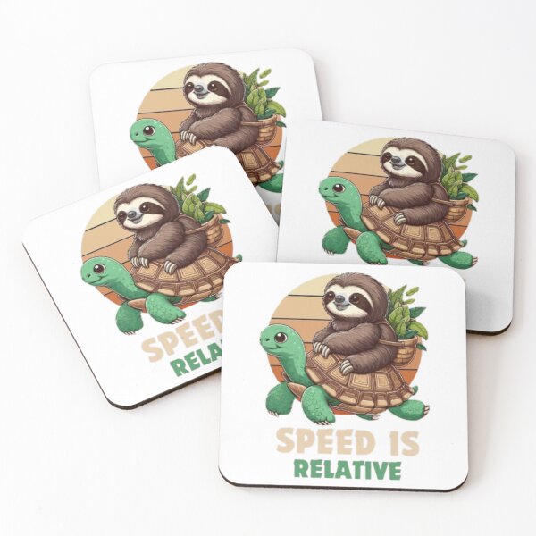 Item preview, Speed is Relative Design designed and sold by ARVI'S ART STUDIO.