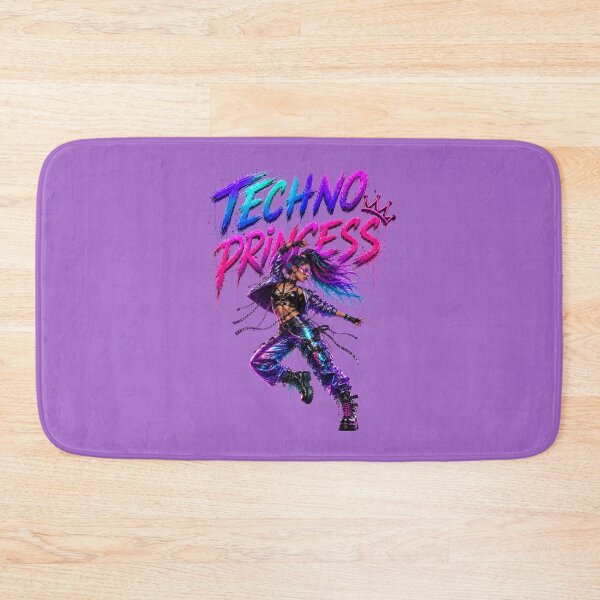 Item preview, Techno princess rave music design designed and sold by DAX4ART.