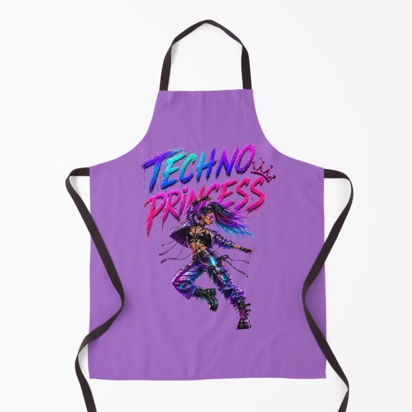 Item preview, Techno princess rave music design designed and sold by DAX4ART.